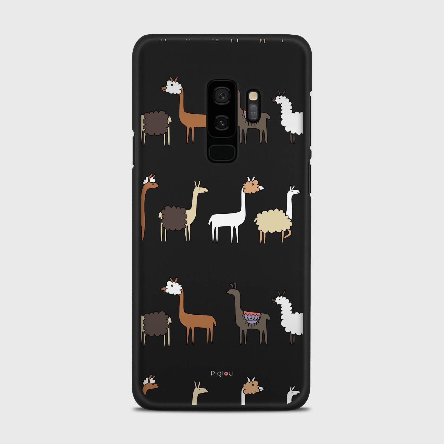 LLAMA FARM Samsung Galaxy S9 Plus case - thin fit matte black (D95)