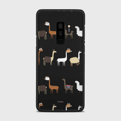 LLAMA FARM Samsung Galaxy S9 Plus case - thin fit matte black (D95)