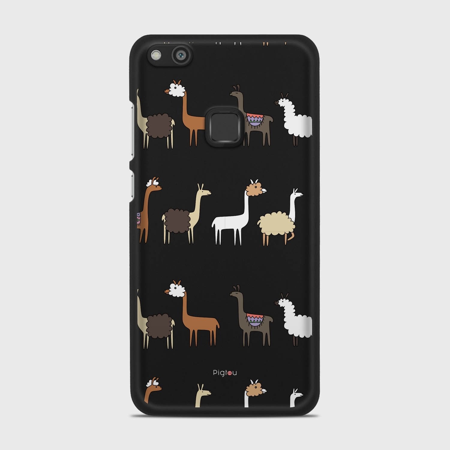 LLAMA FARM Huawei P10 Lite case - thin fit matte black (D95)