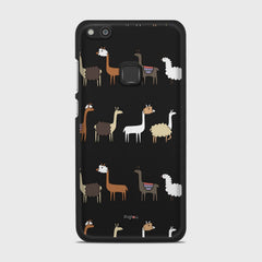 LLAMA FARM Huawei P10 Lite case - thin fit matte black (D95)