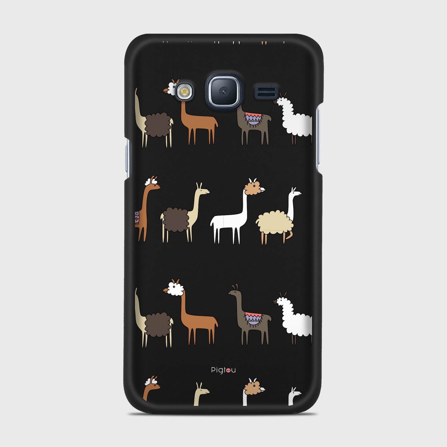 LLAMA FARM Samsung Galaxy J3 (2016) case - thin fit matte black (D95)