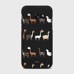 LLAMA FARM Samsung Galaxy A5 (2017) case - thin fit matte black (D95)