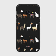 LLAMA FARM Samsung Galaxy A3 (2017) case - thin fit matte black (D95)