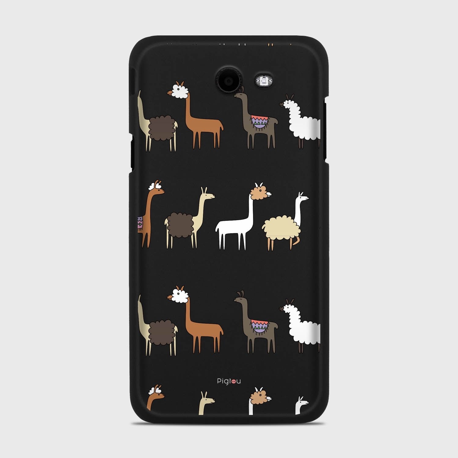LLAMA FARM Samsung Galaxy J7 (2017) Verizon case - thin fit matte black (D95)