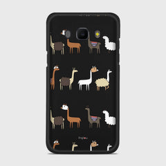 LLAMA FARM Samsung Galaxy J5 (2016) case - thin fit matte black (D95)