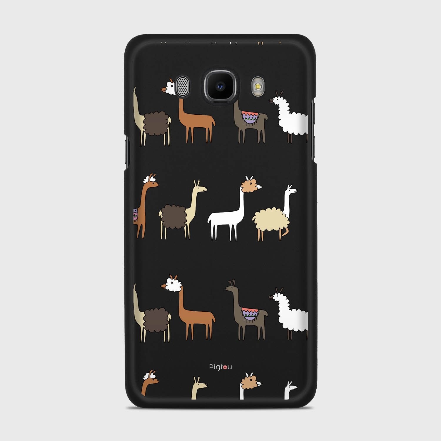 LLAMA FARM Samsung Galaxy J7 (2016) case - thin fit matte black (D95)