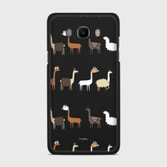 LLAMA FARM Samsung Galaxy J7 (2016) case - thin fit matte black (D95)