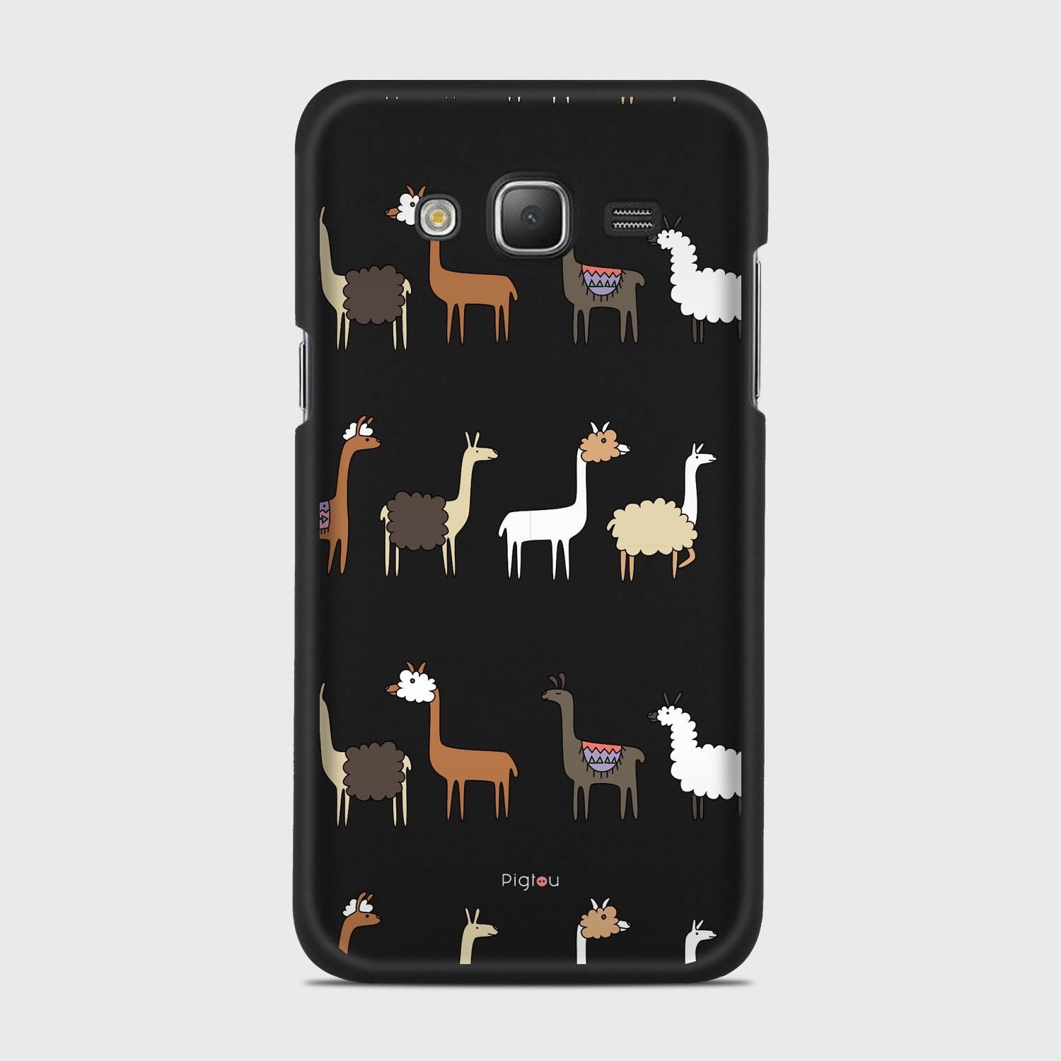 LLAMA FARM Samsung Galaxy J5 (2015) case - thin fit matte black (D95)