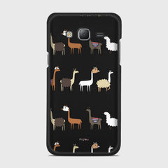 LLAMA FARM Samsung Galaxy J5 (2015) case - thin fit matte black (D95)