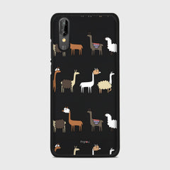LLAMA FARM Huawei P20 case - thin fit matte black (D95)