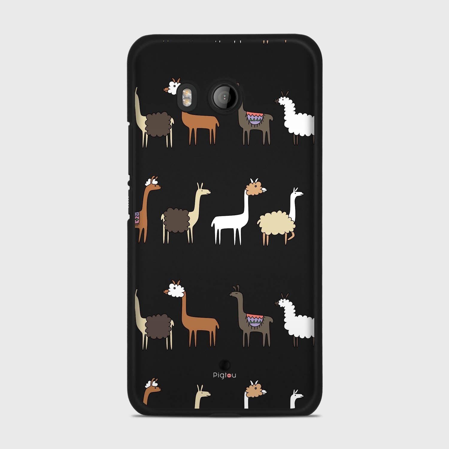 LLAMA FARM HTC U11 case - thin fit matte black (D95)