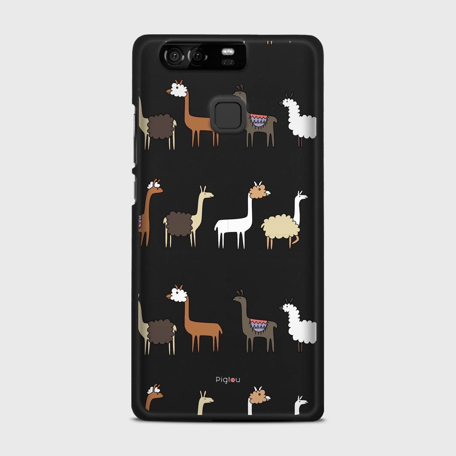 LLAMA FARM Huawei P9 case - thin fit matte black (D95)