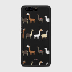 LLAMA FARM Huawei P10 case - thin fit matte black (D95)