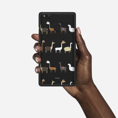 LLAMA FARM Huawei P9 Lite case - thin fit matte black (D95)