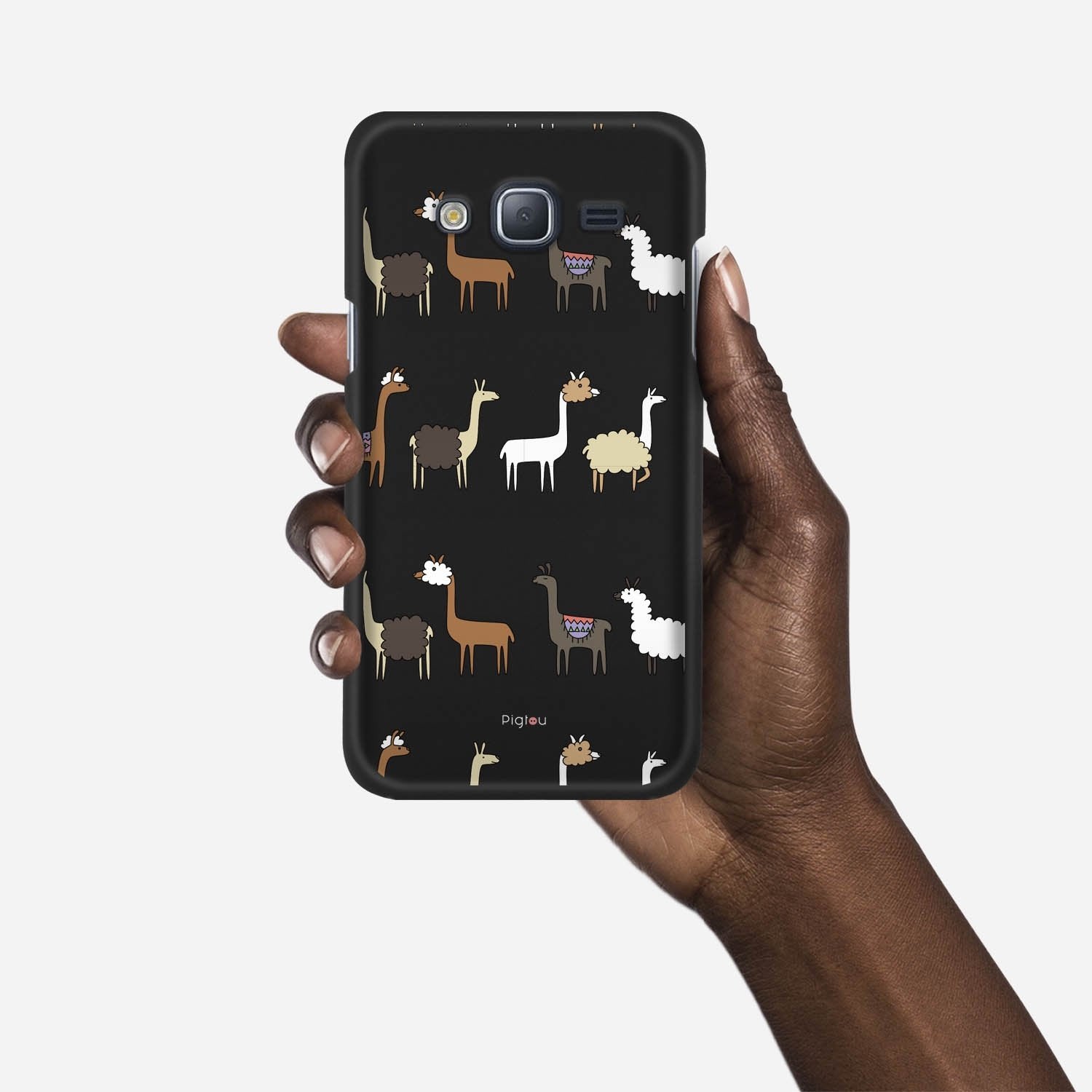 LLAMA FARM Samsung Galaxy J3 (2016) case - thin fit matte black (D95)