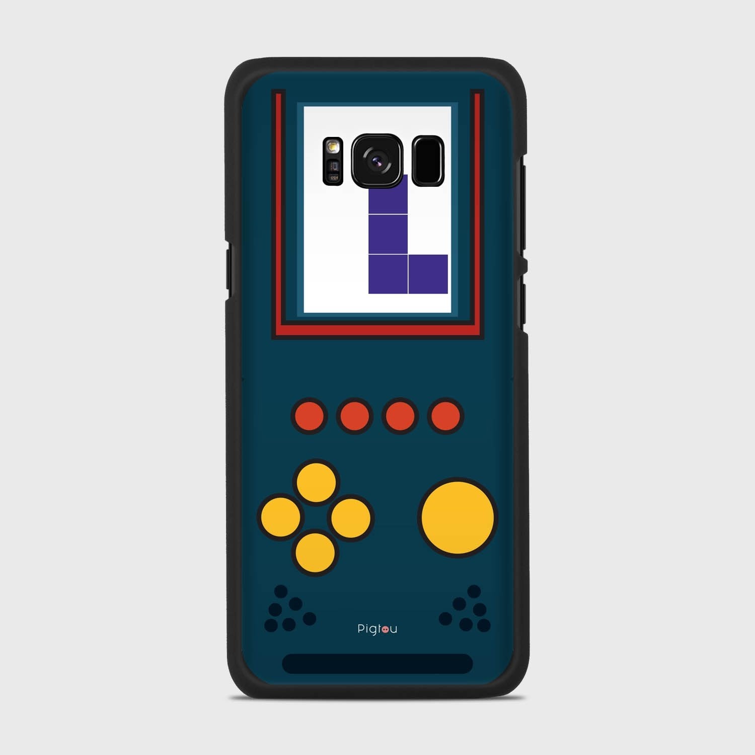 RETRO GAME Samsung Galaxy S8 case - thin fit matte black (D96)