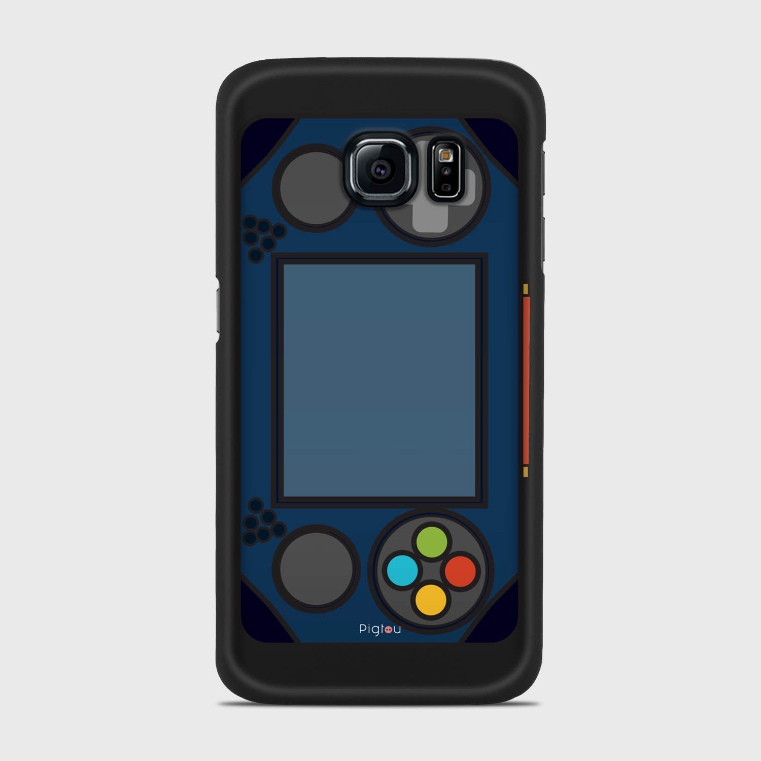 GAME CONSOLE Samsung Galaxy S6 Edge case - thin fit matte black (D97)