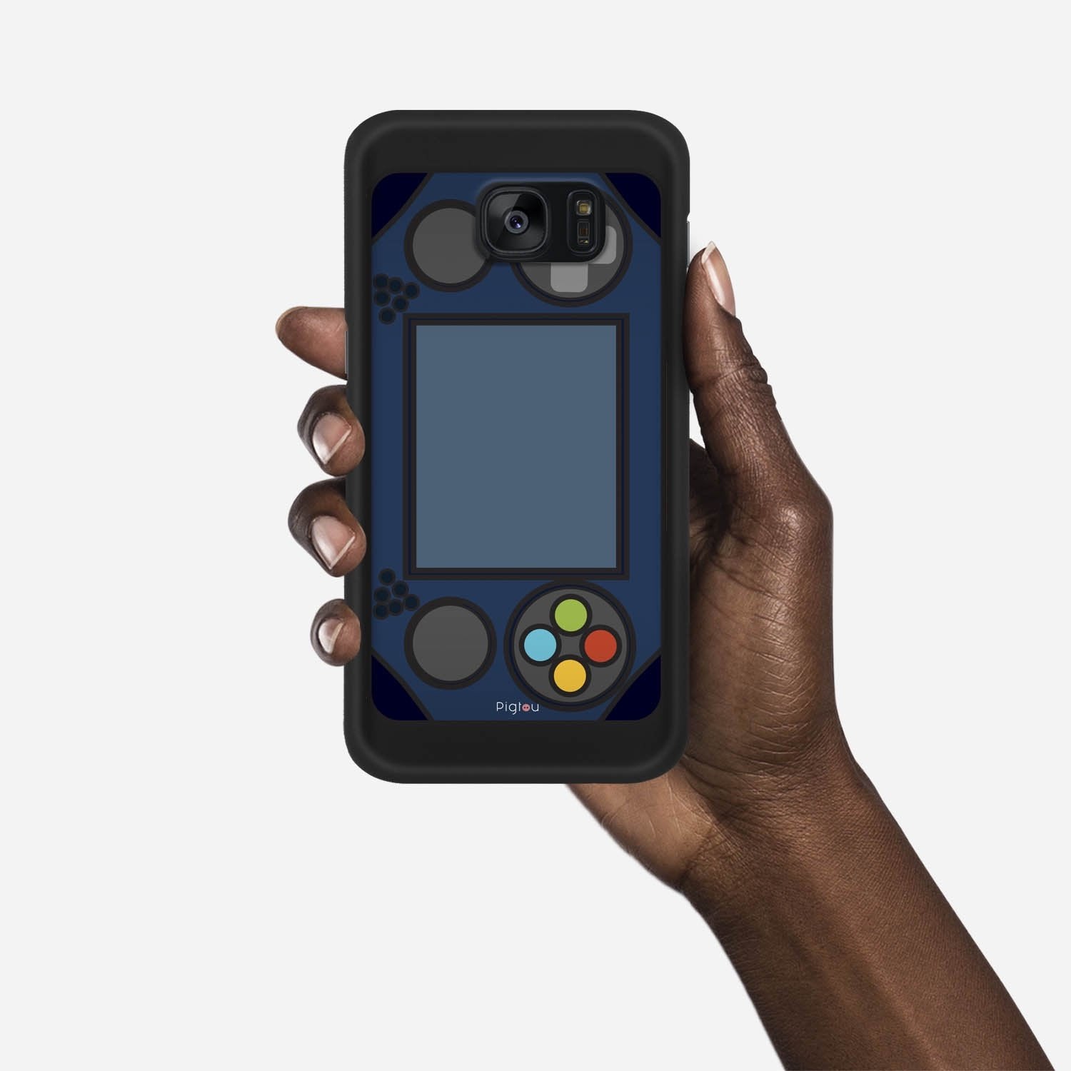 GAME CONSOLE Samsung Galaxy S7 case - thin fit matte black (D97)