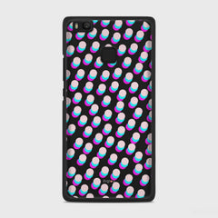SIMPLY DOTS Huawei P9 Lite case - thin fit matte black (D98)