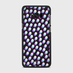 SIMPLY DOTS Samsung Galaxy S8 Plus case - thin fit matte black (D98)