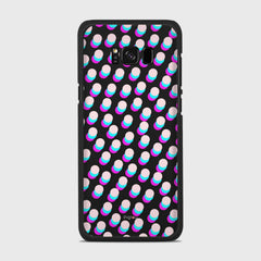 SIMPLY DOTS Samsung Galaxy S8 case - thin fit matte black (D98)