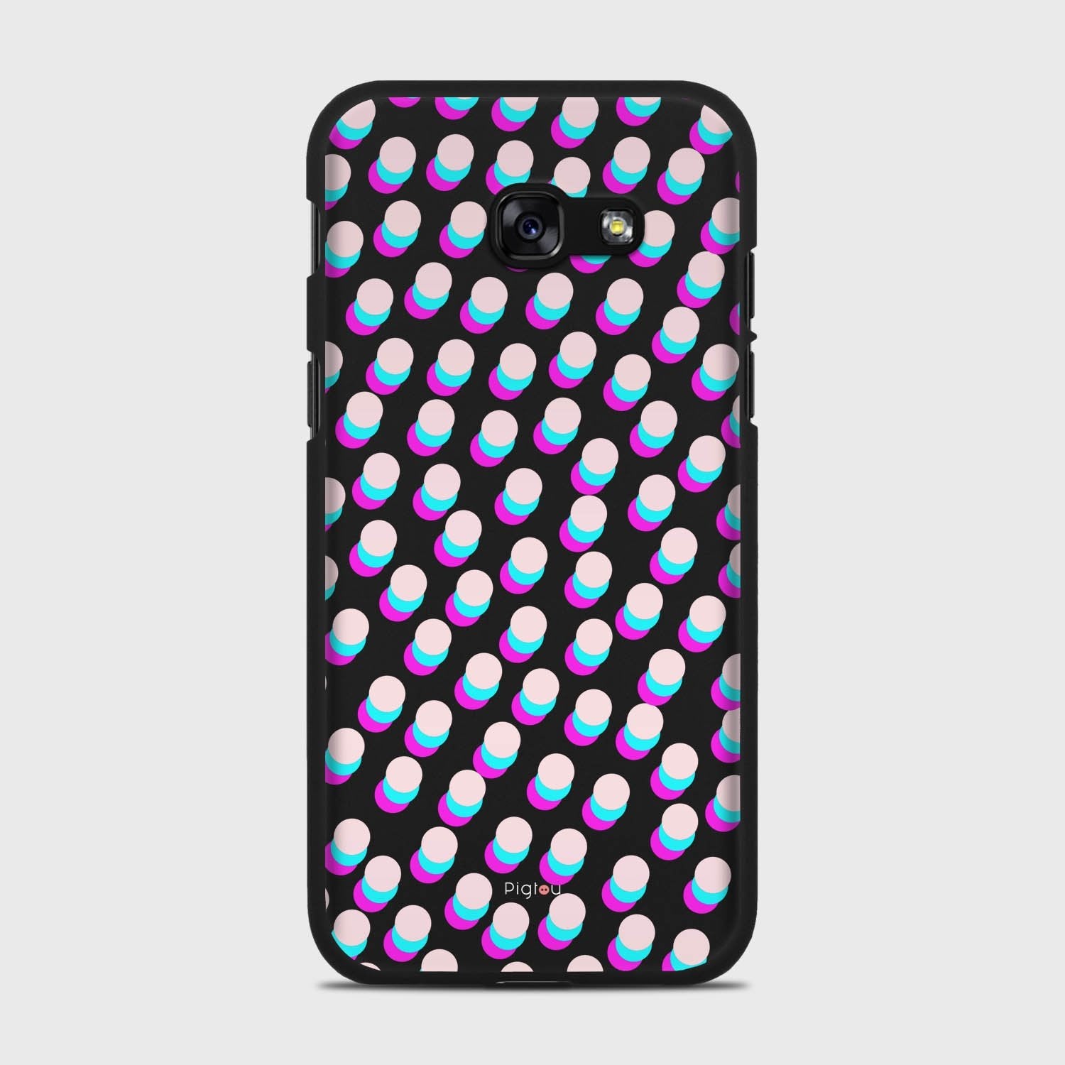 SIMPLY DOTS Samsung Galaxy A5 (2017) case - thin fit matte black (D98)