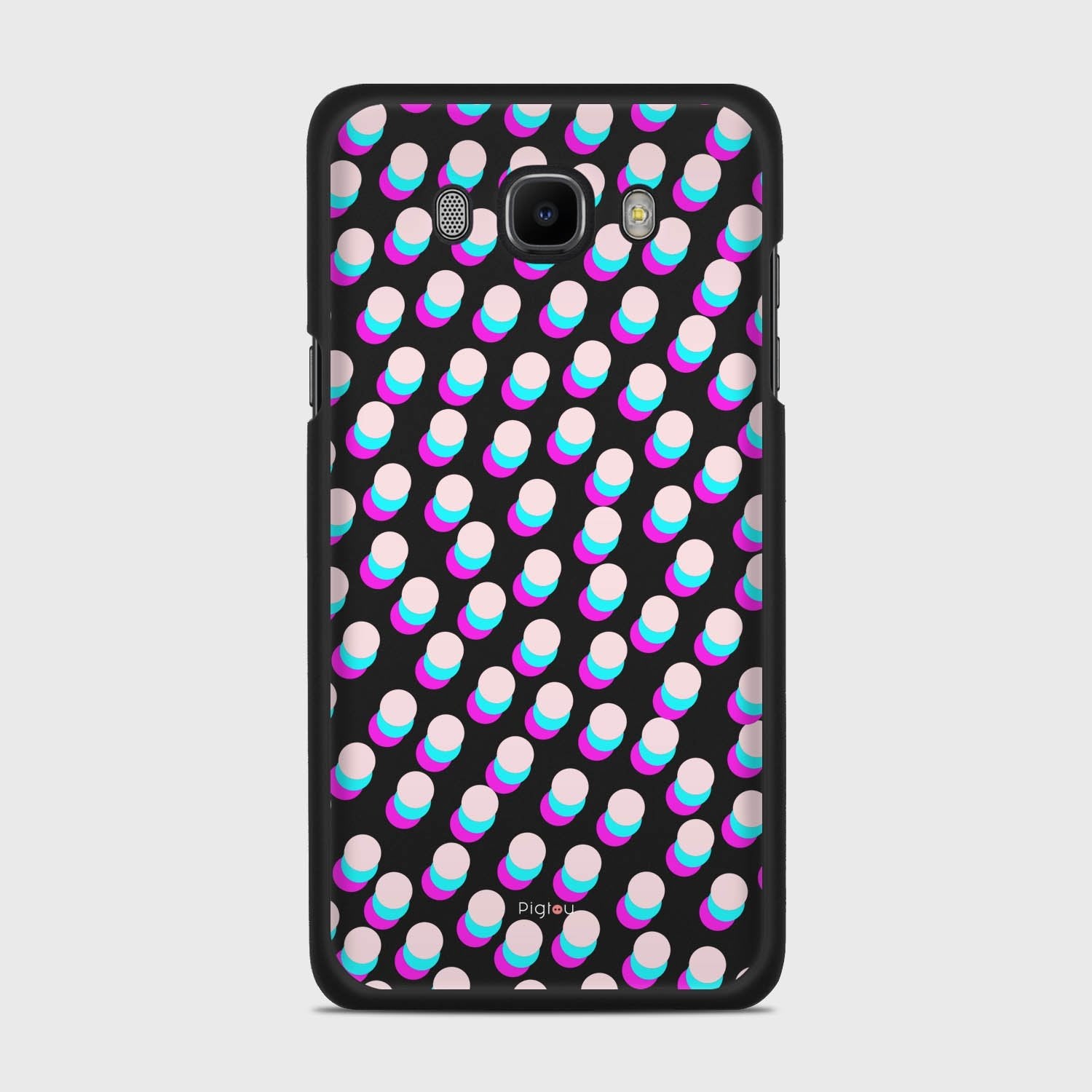 SIMPLY DOTS Samsung Galaxy J7 (2016) case - thin fit matte black (D98)