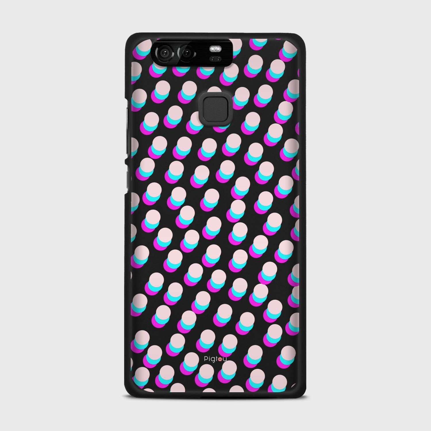 SIMPLY DOTS Huawei P9 case - thin fit matte black (D98)