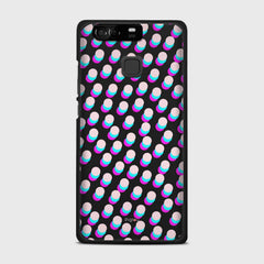 SIMPLY DOTS Huawei P9 case - thin fit matte black (D98)
