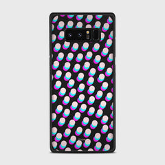 SIMPLY DOTS Samsung Galaxy Note 8 case - thin fit matte black (D98)