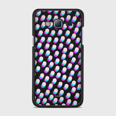 SIMPLY DOTS Samsung Galaxy J3 (2016) case - thin fit matte black (D98)