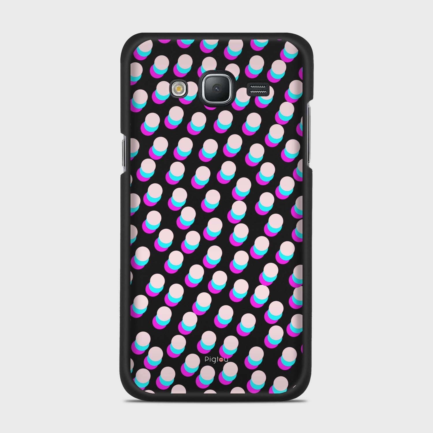 SIMPLY DOTS Samsung Galaxy J5 (2015) case - thin fit matte black (D98)