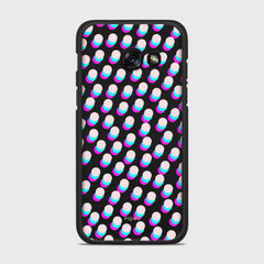 SIMPLY DOTS Samsung Galaxy A3 (2017) case - thin fit matte black (D98)