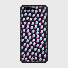 SIMPLY DOTS Huawei P10 case - thin fit matte black (D98)