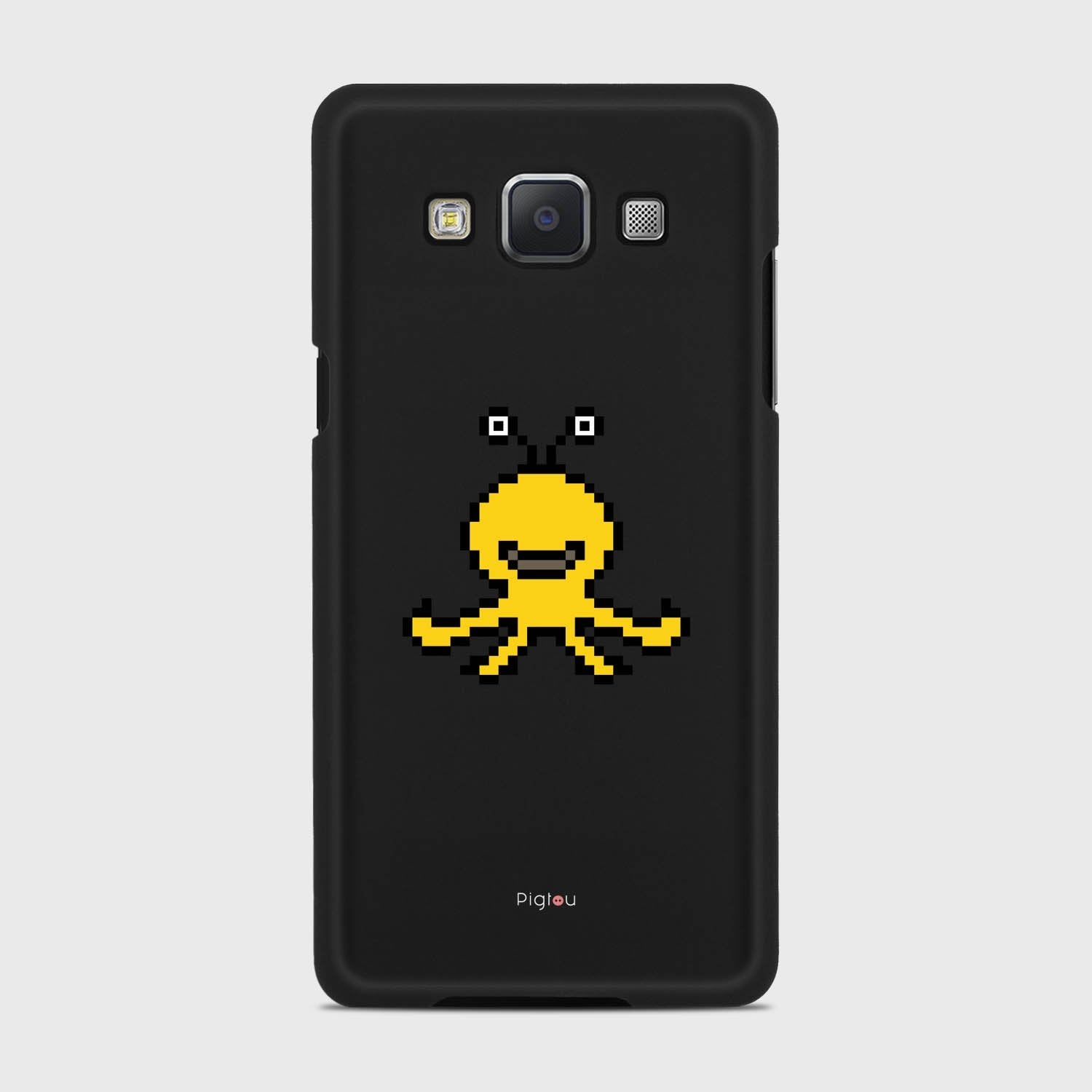 YELLOW MONSTER Samsung Galaxy A5 (2015) case - thin fit matte black (D99)