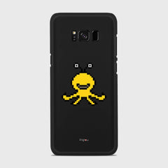 YELLOW MONSTER Samsung Galaxy S8 case - thin fit matte black (D99)