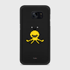 YELLOW MONSTER Samsung Galaxy S7 case - thin fit matte black (D99)