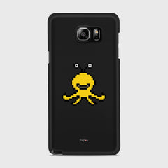 YELLOW MONSTER Samsung Galaxy Note 5 case - thin fit matte black (D99)