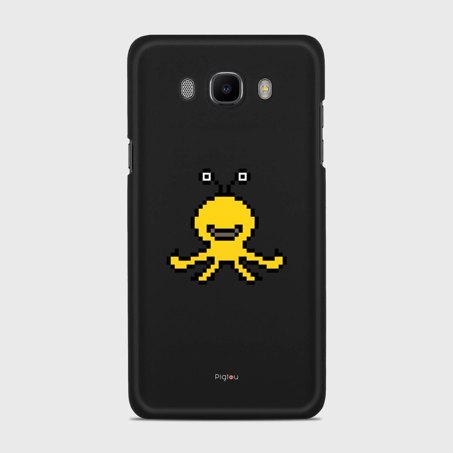 YELLOW MONSTER Samsung Galaxy J7 (2016) case - thin fit matte black (D99)