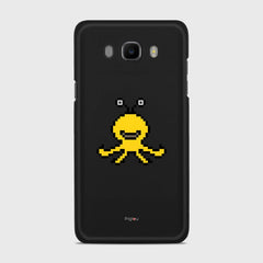 YELLOW MONSTER Samsung Galaxy J7 (2016) case - thin fit matte black (D99)