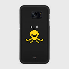 YELLOW MONSTER Samsung Galaxy S7 Edge case - thin fit matte black (D99)