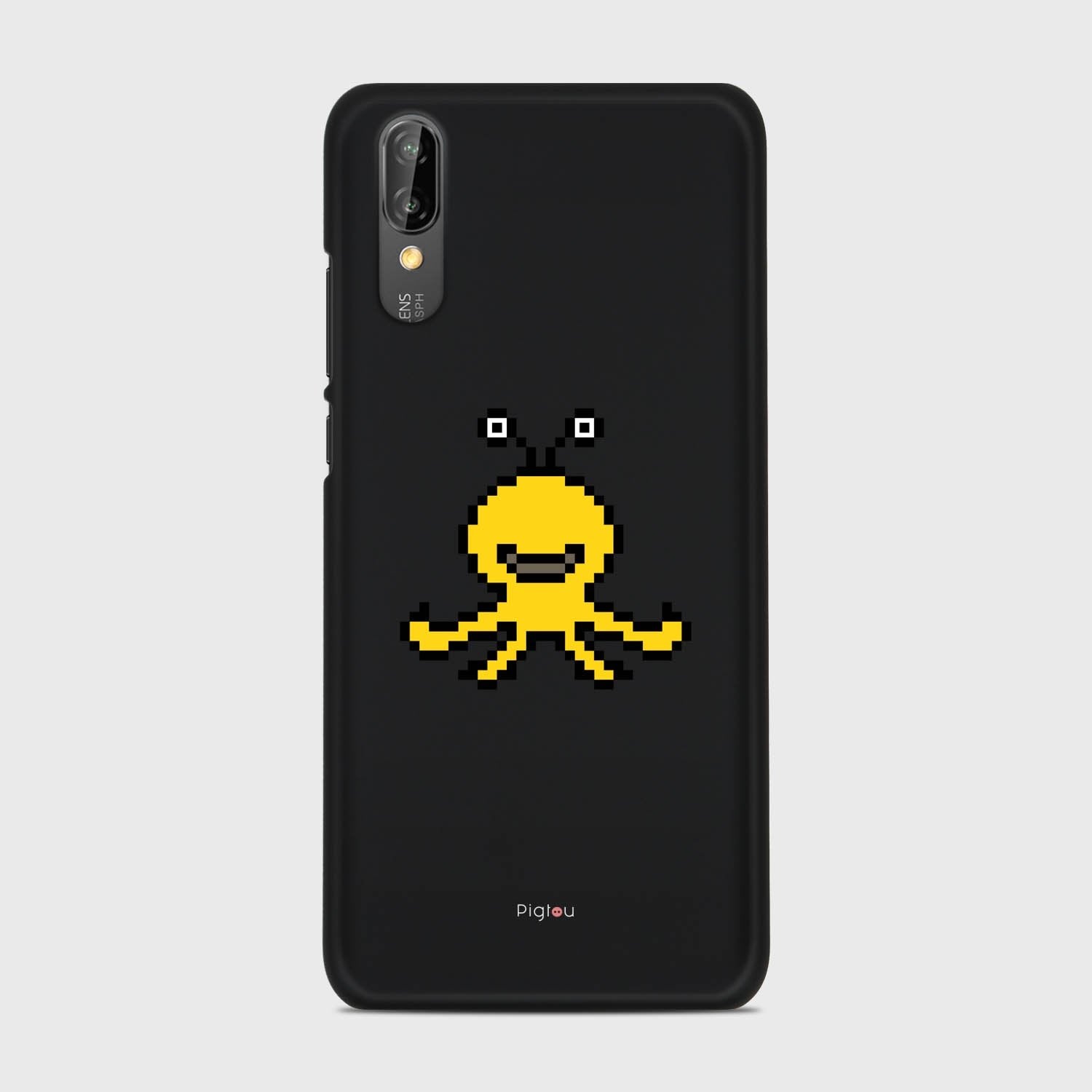 YELLOW MONSTER Huawei P20 case - thin fit matte black (D99)