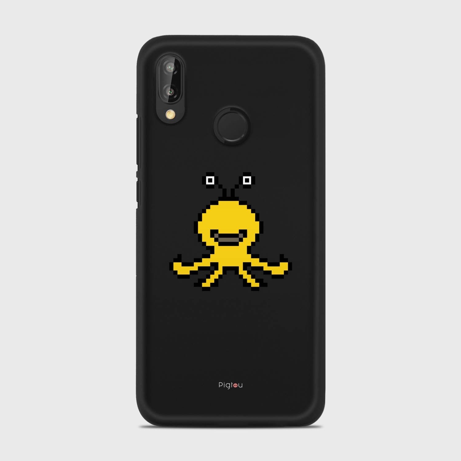 YELLOW MONSTER Huawei P20 Lite case - thin fit matte black (D99)