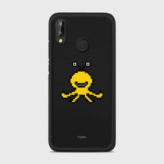 YELLOW MONSTER Huawei P20 Lite case - thin fit matte black (D99)