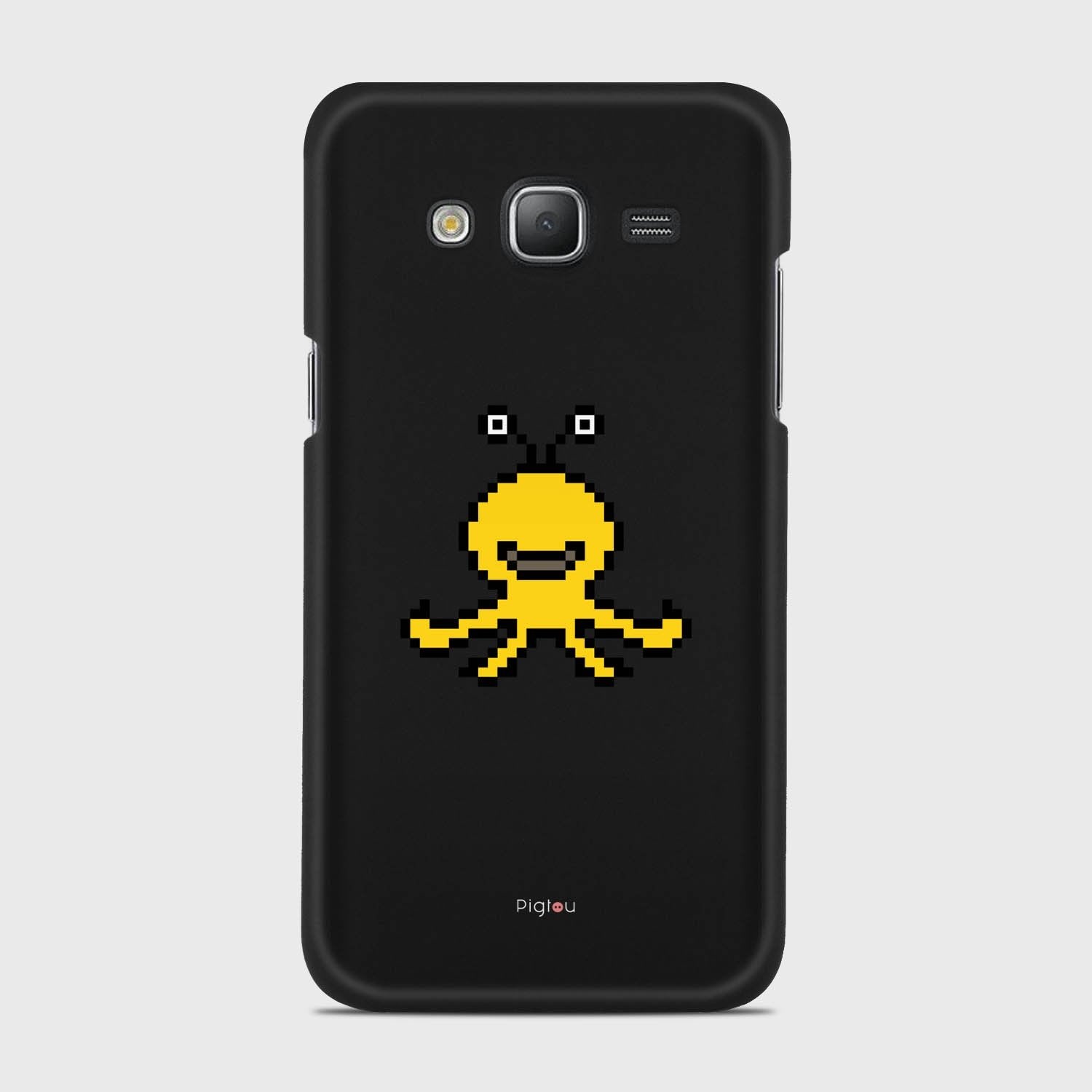YELLOW MONSTER Samsung Galaxy J5 (2015) case - thin fit matte black (D99)