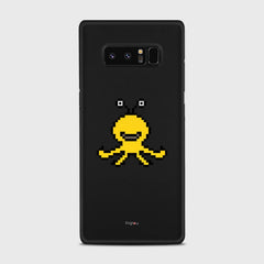 YELLOW MONSTER Samsung Galaxy Note 8 case - thin fit matte black (D99)