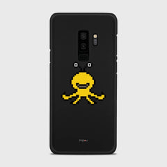YELLOW MONSTER Samsung Galaxy S9 Plus case - thin fit matte black (D99)