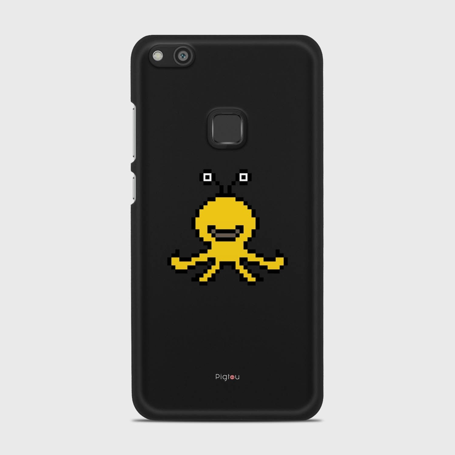 YELLOW MONSTER Huawei P10 Lite case - thin fit matte black (D99)
