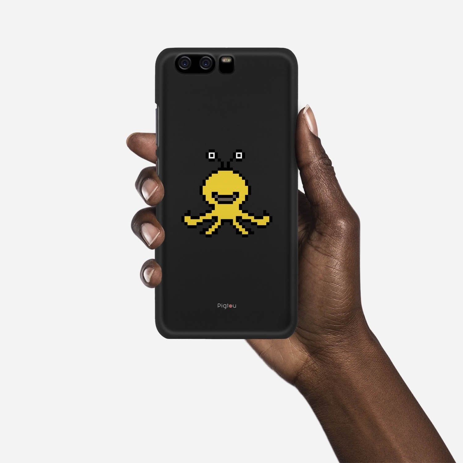 YELLOW MONSTER Huawei P10 case - thin fit matte black (D99)